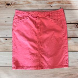 COPY - Gap Coral Chino Skirt